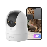 EZVIZ 4K WiFi Indoor Camera Wired, 360, Call-Button, Colour Night Vision, Human/Pet/Sound Detction, Prime Only Ezviz Direct /FBA