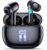 Ear Buds Wireless Earbuds, Bluetooth Headphones 5.4 with 4 ENC Noise Cancelling Mic, 48H Playtime LED Display, IPX7 Waterproof, Deep Bass Stereo Headphones Wireless for Running, Gym & Gaming, Black