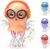 Easter Dancing Jellyfish Baby Toy, Crawling Jellyfish Tummy Time Toy with Musical Light for 3 4 5 6 7 8 Year Old Boy Girl Kids Birthday Gifts, Baby Sensory Sound Toys Toddler Gffts