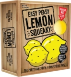 Easy Peasy Lemon Squeaky Game, Ideal Family Board Game for Kids and Adults, 4 Players, Simple and Quick to Play, Unique Mix of Trivia, Mental and Physical Challenges, Suitable for Ages 12