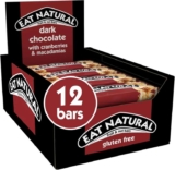 Eat Natural Fruit & Nut Bars, Dark Chocolate with Cranberries & Macadamias 12 x 40g (£7.60 S/S)