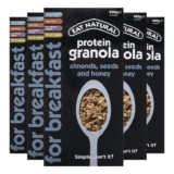 Eat Natural Protein Bars, Protein Granola Cereal, 5 x 400g
