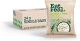 Eat Real Quinoa Chips, Sour Cream & Chive, 24 x 20g, Gluten-Free, Vegan-Friendly Plant-Based Snacks