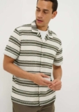Ecru Stripe Knit Look Shirt in M, XL, 2XL 99p collection