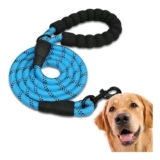 Edipets Dog Lead: Padded, Reflective Slip Rope, 47/60/87 Inch Blue