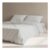 Egyptian Cotton Split King Duvet Cover, Light Grey, Button Closures