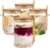 Eidoct 4-Pack Overnight Oats Containers with Wooden Lids and Spoon 16 oz Overnight Oats Jars, Glass Food Storage Container for Oatmeal, Chia Pudding, Yogurt, Salad, Cereal