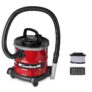 Einhell Ash Vacuum Cleaner 850W 20L Collection Container 175 Mbar Suction Power Pleated Filter, Fine Dust Pre-Filter, Blower Function