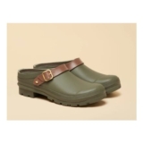 Elbridge Khaki Green Welly Clogs