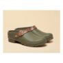 Elbridge Khaki Green Welly Clogs