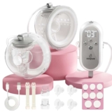 Electric Breast Pump Wearable HandsFree 4Modes 12Levels 300mmHg Gray with voucher Sold by Saglve-US / FBA