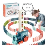 Electric Domino Train Set with 180 Blocks, Ages 3-7
