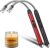 Electric Lighter, 2 Pack of USB Rechargeable Candle Lighter with Flexible Neck, 10.2-inch Arc Lighters With LED Battery Indicator and Safety Switch for Candle, Kitchen,Grill,Camping (Black-ARed-A)