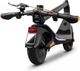 Electric Scooter with Fingerprint Unlock 45-100km Range, 9.5-10.5 Tubeless, 3 Modes Flowing Lights, Adjustable Suspension, 120-180kg Load, 3 Braking, TCS, APP, BMS