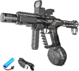 Electric Water Gun with Lights, Electric Water Gun Large Capacity High Powered Squirt, Range 28-32 FT, Summer Water Pistol Toys for Pool Party Beach Outdoor