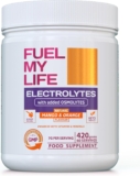Electrolyte Powder with Osmolytes – Natural Mango & Orange Flavour – 420g (60 Servings) – Sugar-Free with Vitamins & Minerals – Vegan – UK Made