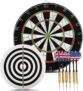 Electronic Dartboard Outdoor Dart Board 44.5 cm Plastic Dartboard for Steel Darts, Dartboard Set with 6 Darts, Weather-Resistant, Sports & Leisure