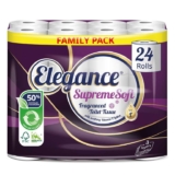 Elegance Supreme Soft Toilet Roll (1 Pack x 24 Rolls) – Save 50% at Checkout – Morrisons at Amazon