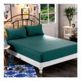 Elegant Comfort 1500 Premium 1-Piece Fitted Microfiber Sheet, Queen, Teal