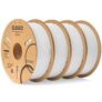 Elegoo PLA 1.75mm White 4KG 3D Printer Filament, 0.02mm, 4 x 1KG Cardboard Spools, Fits Most FDM 3D Printers – Sold by ELEGOO UK / FBA