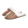 Elle Slip-on Mule Slippers – Chestnut, UK 3-4