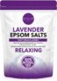 Elysium Spa Lavender Epsom Salts Relaxing Bath with 100% Natural Mineral Salts for Muscle Relief Sleep Promotion and Skin Softener (450g)