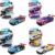 Embhlitfe Colour Changing Cars, 4 PCS Water-Activated Colour Toy Car, Alloy Cars Bath Toys for Kids, Boys, Girls Birthday Christmas Party Favors Gift (Style 2)