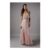 Embroidered Maxi Dress with Godet Detail
