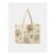 Embroidered Quilted Shopper Bag