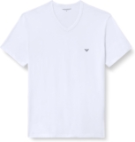Emporio Armani Mens Core Logoband 2-Pack T-Shirt 2-Pack V Neck T-Shirt (Pack of 2)