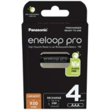 Eneloop 930mAh AAA/Micro Ni-MH battery (4-pack), Rechargeable Battery / AA 4-Pack 2,500mAh £13.18