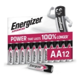 Energizer Advanced AA Batteries 12-Pack, Longer Lasting – £6.05 S&S