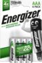 Energizer Recharge Power Plus Rechargeable AAA Batteries (4 Pack) 700 mAh