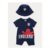 England FA Navy All in One and Bucket Hat Set 0 to 3