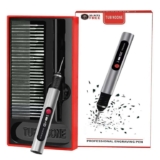 Engraving Pen, Ultimate Cordless Portable Engraver Engrave Over 50 Surfaces Rechargeable Includes 30 Bits. SB heaie /FBA
