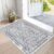 Enyhom Door Mats Indoor 60 x 90cm Low Profile-Dirt Trapper Barrier-Washable Front Door Mat, Super Absorbent Doormat Soft Non Slip Rug for Pet Entrance Kitchen Indoor, Grey