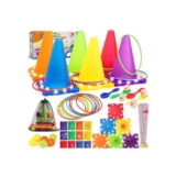 Eocolz 49PCS Carnival Games Outdoor Combo Set for Kids