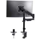 ErGear Single Monitor Arm, Adjustable Desk Monitor Mount for 13-34 Screens, VESA 75×75/100x100mm – Sold by BSQ Technology EU FBA