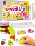 Eraser Lab DIY Clay Kit, Food-Themed, Kids Aged 4 STEAM Activity