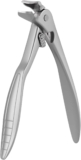 Ergonomic Long Handle Nail Clippers for Seniors, Professional Stainless Steel Olecranon Toenail Clippers for Thick Nails, Heavy Duty Trimmer with Catcher (Large, Grey)