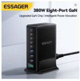 Essager 8-in-1 GaN Charger, C1/C2 100W, 125W (All 8 Ports), UK Plug, CE Marking Sold By ESSAGER Direct Sales Store (w/Code & Coupons)