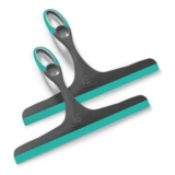 Essentiality 2-Pack Multipurpose Window Squeegee, Grey, 24.5×22.5cm