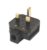 Essentials 13A Fused Heavy Duty Plug Black – Free C&C