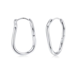 Estrellique 925 Sterling Silver Twisted Earrings
