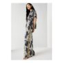 Et Vous Multi Floral Stripe Wide Leg Co Ord Trousers