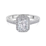 Eternal Sparkle Ring LUXURIANT 1.25 Ct. Lab Grown Diamond Halo Rin