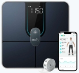 Eufy Smart Scale P2 Digital Body Scale (Black) 15 Measurements with App via Bluetooth/Wi-Fi