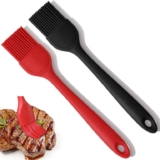 Euqvunn 2Pcs Basting Brush, BPA-Free Pastry Brushes Heat Resistant Cooking Brush for Baking, Barbecue Utensils