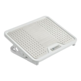 Eureka Ergonomic Foot Rest, Tilt Adjustable, Metal Frame, Light Gray