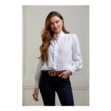 Eva Cotton Blouse – White 50% OFF